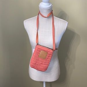 Sonoma straw crossbody purse